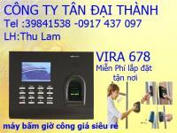 máy chấm công dấu vân tay   màn hình màu dathaco 1000